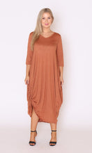 Load image into Gallery viewer, 7618 Rust Magic Tie dress