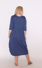 Load image into Gallery viewer, 7618 Navy Magic Tie dress