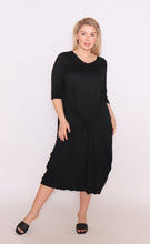 Load image into Gallery viewer, 7618 Black Magic Tie dress