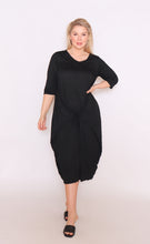 Load image into Gallery viewer, 7618 Black Magic Tie dress