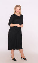 Load image into Gallery viewer, 7618 Black Magic Tie dress