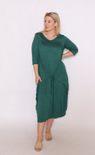Load image into Gallery viewer, 7618 Green Magic Tie dress