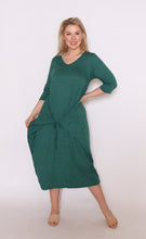 Load image into Gallery viewer, 7618 Green Magic Tie dress