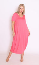 Load image into Gallery viewer, 7446 melon tie dress