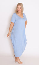 Load image into Gallery viewer, 7446 Ice Blue Tie Dress