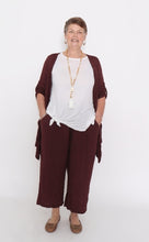 Load image into Gallery viewer, 7749 Chocolate wide leg pants
