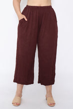 Load image into Gallery viewer, 7749 Chocolate wide leg pants
