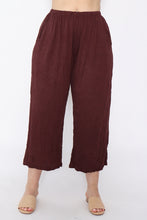 Load image into Gallery viewer, 7749 Chocolate wide leg pants
