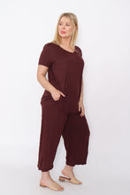 Load image into Gallery viewer, 7749 Chocolate wide leg pants
