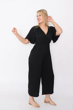 Load image into Gallery viewer, 7942 comfy cotton Jumpsuit Black
