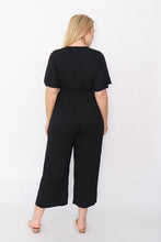 Load image into Gallery viewer, 7942 comfy cotton Jumpsuit Black
