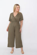 Load image into Gallery viewer, 7942 comfy cotton Jumpsuit Khaki
