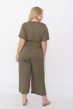 Load image into Gallery viewer, 7942 comfy cotton Jumpsuit Khaki
