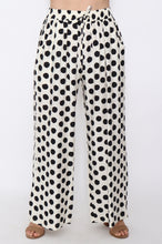 Load image into Gallery viewer, 7972 Black Polka Dots Wide-Leg pants
