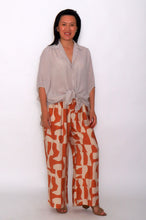 Load image into Gallery viewer, 7451 Beige Blouse with 7972 Rust pants
