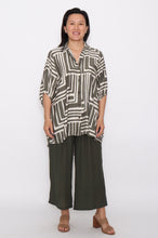 Load image into Gallery viewer, 8032 Khaki Geo Hi-Low Shirt &amp; 7735 Khaki Pants
