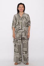 Load image into Gallery viewer, 8032 Khaki Geo Hi-Low Shirt &amp; 7972 Khaki Geo Pants
