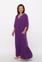 Load image into Gallery viewer, 7943 Amethyst Flowy dress with side pockets
