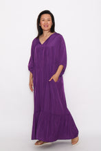 Load image into Gallery viewer, 7943 Amethyst Flowy dress with side pockets
