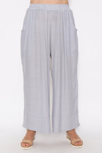 Load image into Gallery viewer, 7735 Soft Grey Wide-Leg Pants
