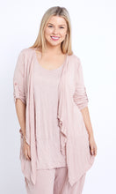 Load image into Gallery viewer, 7142 Waterfall cardi with button up sleeves
