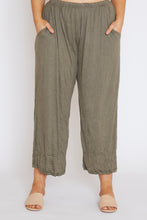 Load image into Gallery viewer, 7749 Khaki wide leg pants
