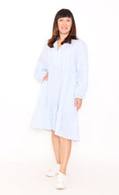 Load image into Gallery viewer, 7861 Light blue Stripy dress
