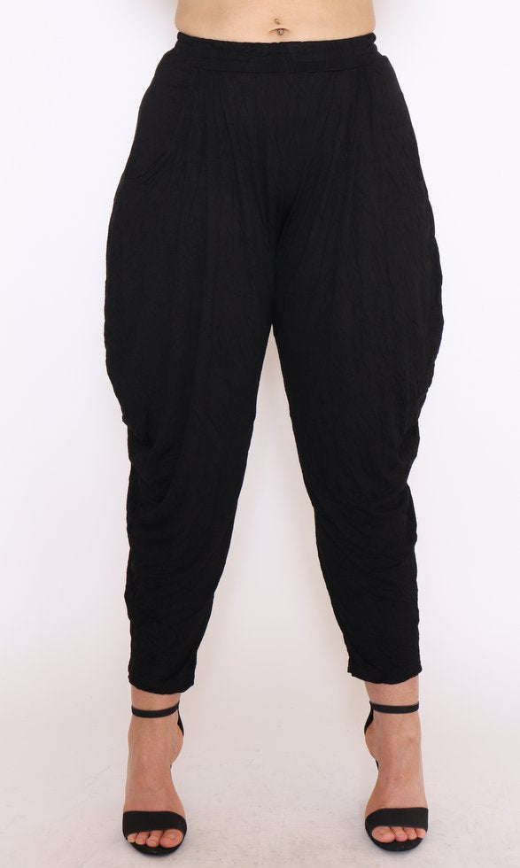 7774 Black Harem pants