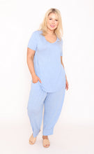 Load image into Gallery viewer, 7798 Blue mile Tee with curvy hem
