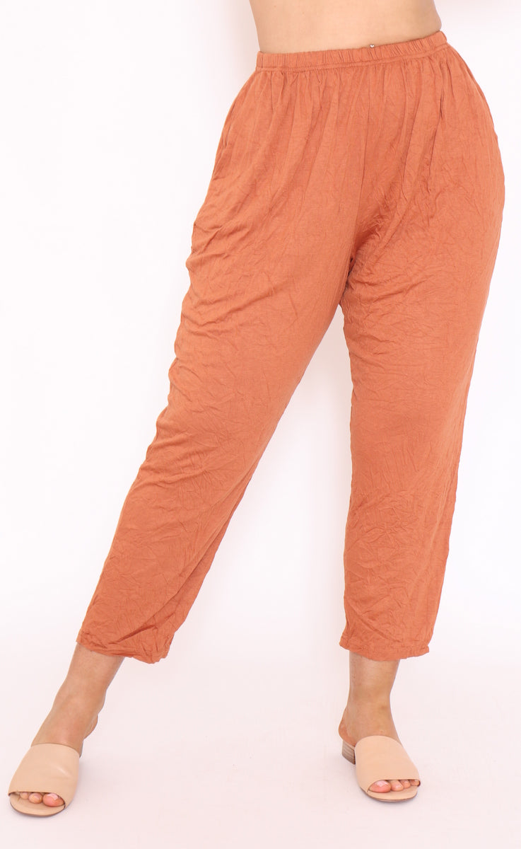 7812 Rust pencil pants