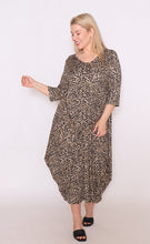 Load image into Gallery viewer, 7909 Animal print tie dress
