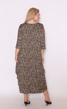 Load image into Gallery viewer, 7909 Animal print tie dress
