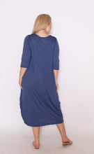 Load image into Gallery viewer, 7618 Navy Magic Tie dress
