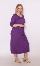 Load image into Gallery viewer, 7618 Amethyst Magic Tie dress
