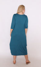 Load image into Gallery viewer, 7618 Teal Magic Tie dress
